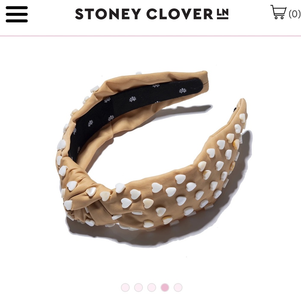 Lele Sadoughi X Stoney Clover headband NEW
